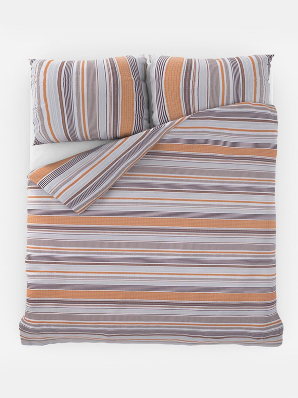 Kvalitex Französisches Baumwoll-Bettwäsche 220x200, 70x90cm VENTA beige