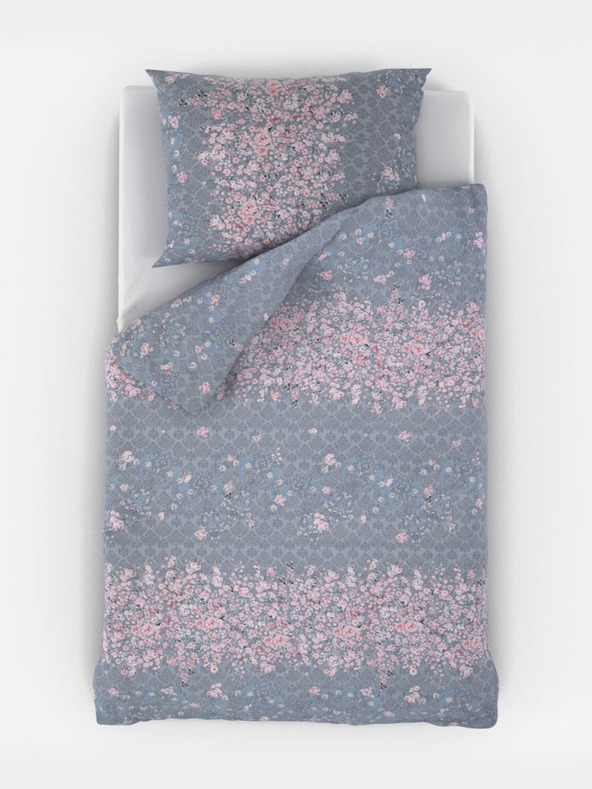 Kvalitex Französische Baumwollbettwäsche PROVENCE COLLECTION 240x200, 70x90cm MILENA rosa