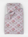 Kvalitex Französische Baumwollbettwäsche PROVENCE COLLECTION 240x200, 70x90cm CLER rosa