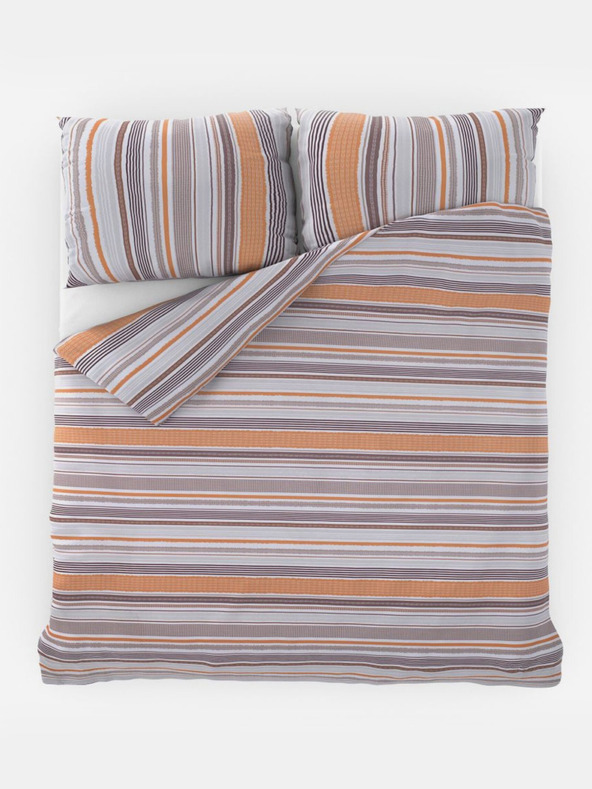 Kvalitex Klassische Baumwollbettwäsche 140x200, 70x90cm VENTA beige