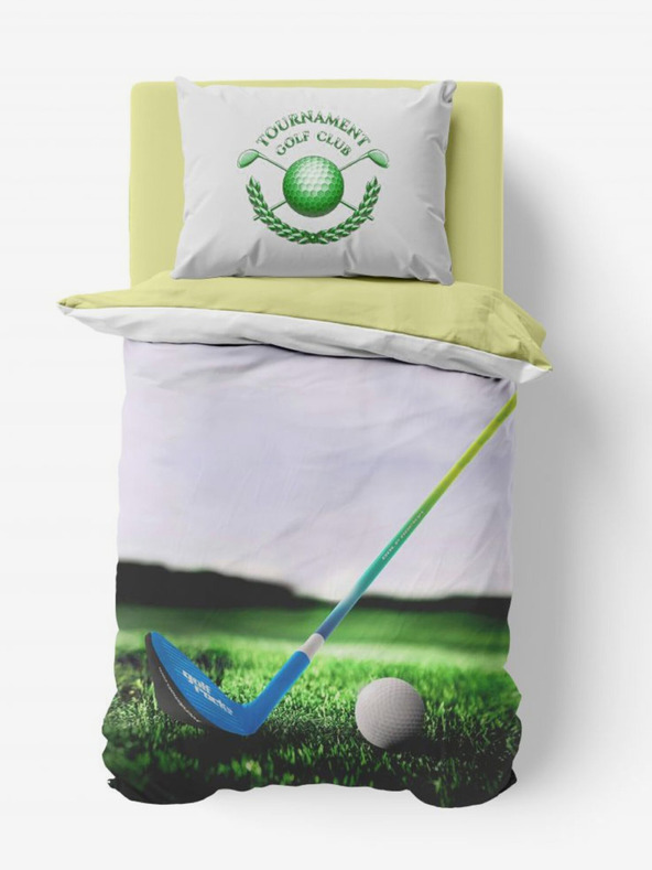 Kvalitex 3D-Bettwäsche 140x200, 70x90cm Golf