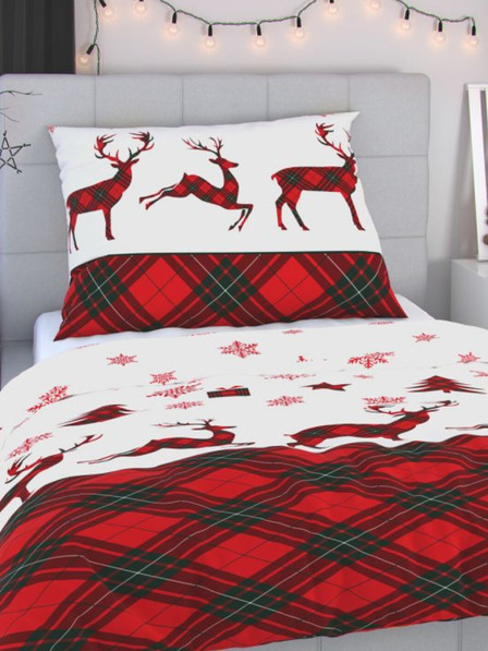 Kvalitex Weihnachtsbettwäsche 220x200, 70x90cm SOBI