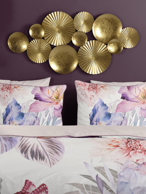 Descanso Satin-Bettwäsche Descanso 140 x 220 cm in Rosa und Creme