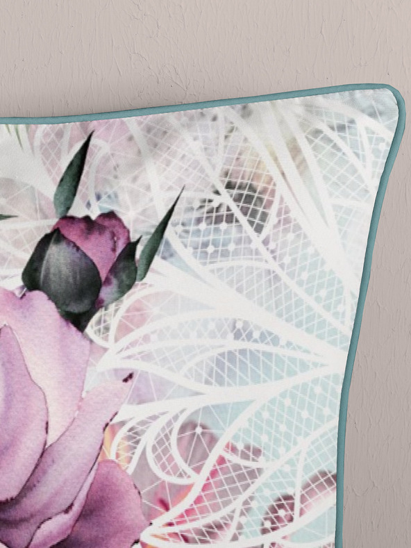 Descanso Satin-Bettwäsche Descanso 140 x 220 cm, rosa und grün