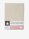 Good Morning 140 x 200 cm - Beigefarbenes Stretch-Jersey-Laken Good Morning