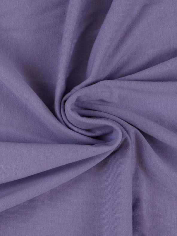 Kvalitex Jersey Spannbettlaken Einzelbett 90x200cm hellviolett Kvalitex