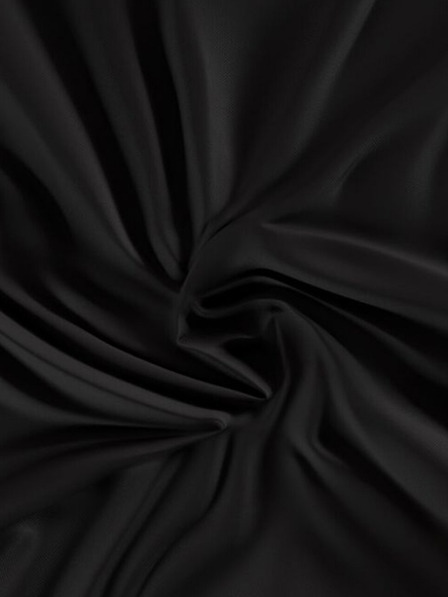 Kvalitex Satin-Spannbettlaken Luxury Collection 220x200cm schwarz Qualitex