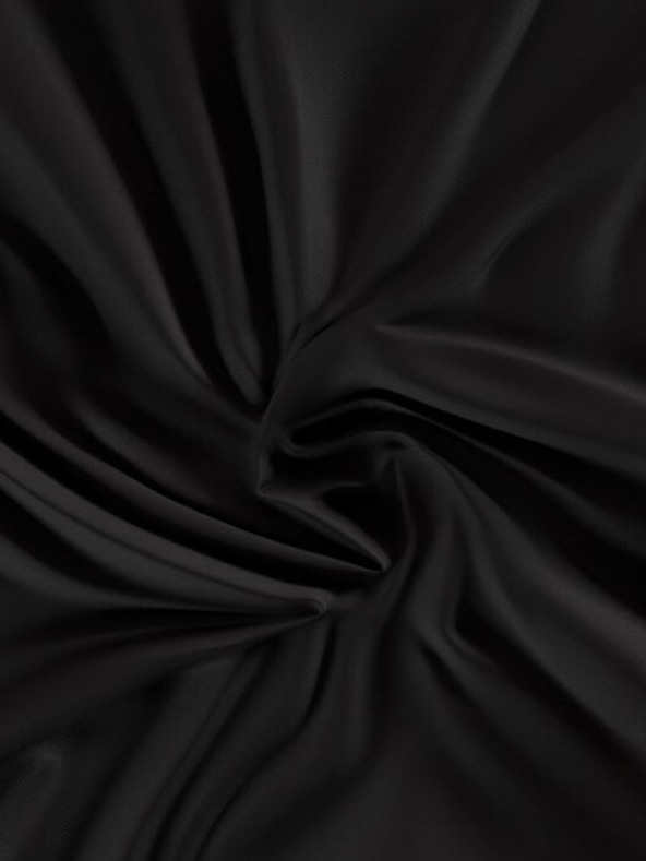 Kvalitex Satin-Spannbettlaken Luxury Collection 200x200cm schwarz Qualitex