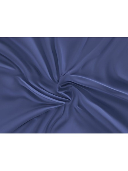 Kvalitex Satin-Spannbettlaken Luxury Collection 220x200cm dunkelblau Qualitex