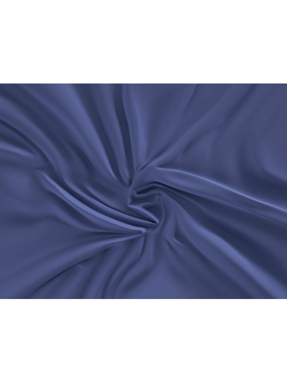 Kvalitex Satin-Spannbettlaken Luxury Collection 220x200cm dunkelblau Qualitex