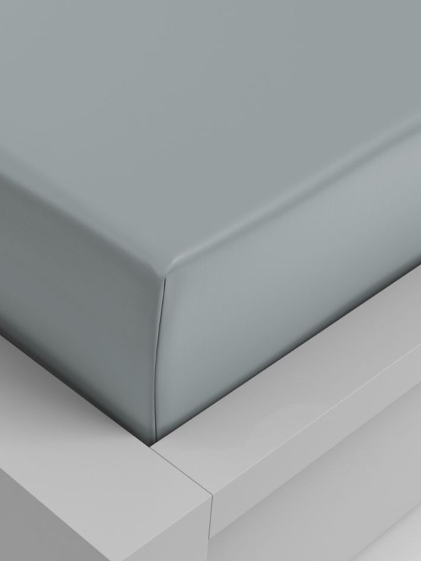 Kvalitex Spannbettlaken Viskose 160x200cm hellgrün Qualitex