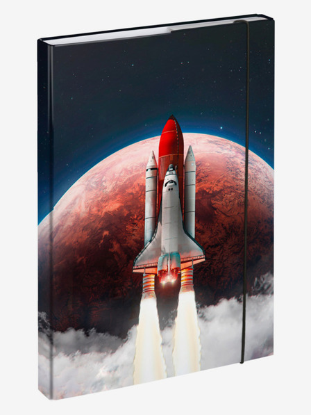 BAAGL  Blaue Schulheftmappe A4 Space Shuttle Baagl