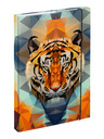 BAAGL  Orange Schulheftmappe A4 Tiger Baagl