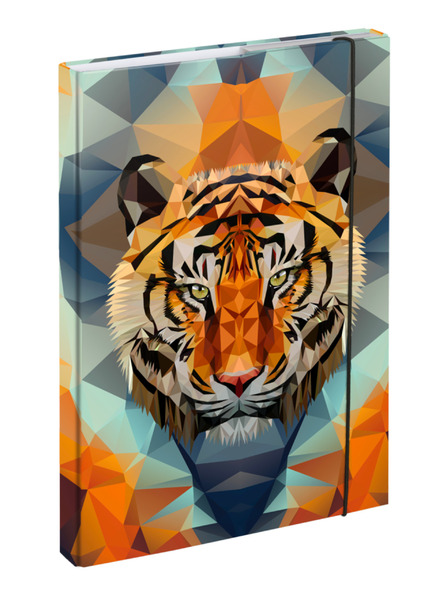 BAAGL  Orange Schulheftmappe A4 Tiger Baagl