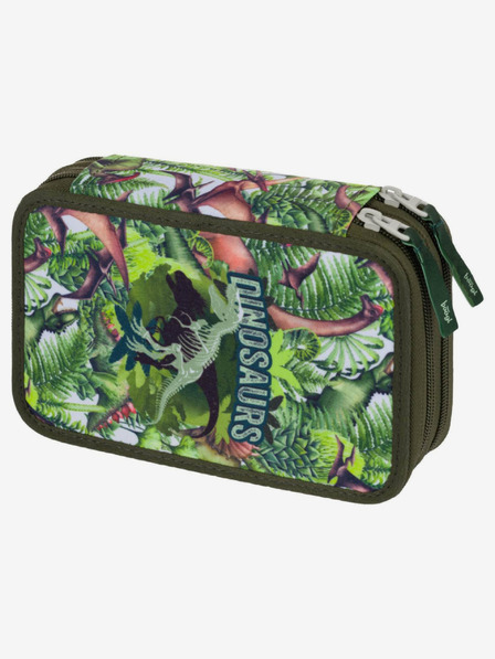 BAAGL  Grünes Schulmäppchen Baagl Dinosaurs