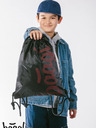 BAAGL  Schwarzes Schulset - Rucksack, Mäppchen, Tasche Baagl Skate Red