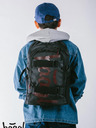 BAAGL  Schwarzes Schulset - Rucksack, Mäppchen, Tasche Baagl Skate Red