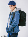 BAAGL  Schwarzes Schulset - Rucksack, Mäppchen, Tasche Baagl Skate Red