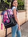 BAAGL  Rosa 3er Set abstrakt: Rucksack, Mäppchen, Tasche Baagl