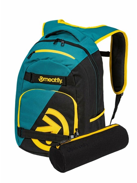 Meatfly Meatfly Rucksack Exile Schwarz / Moosgrün 24 L | Grün | Volumen 24 L