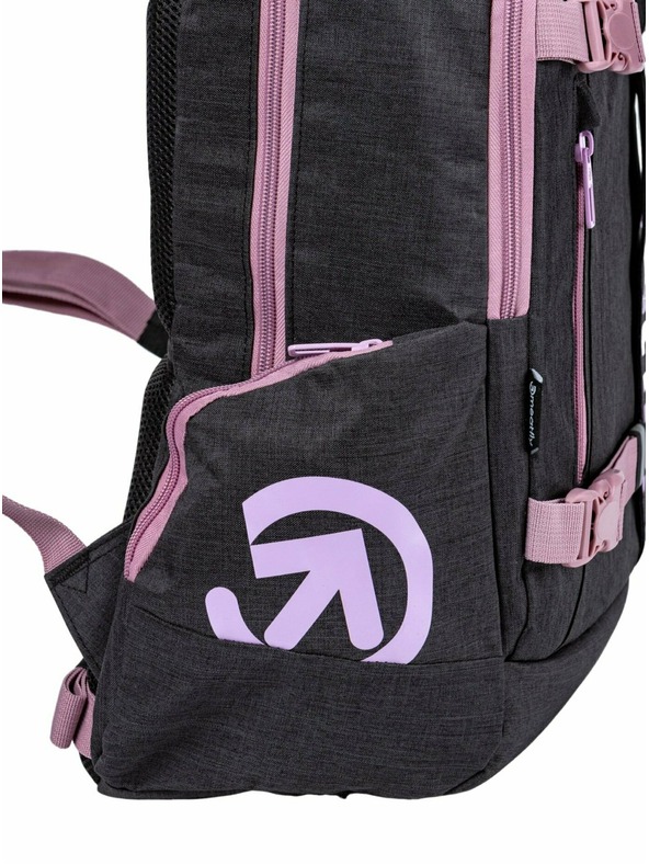 Meatfly Meatfly Rucksack Basejumper Pink / Charcoal Heather 22 L