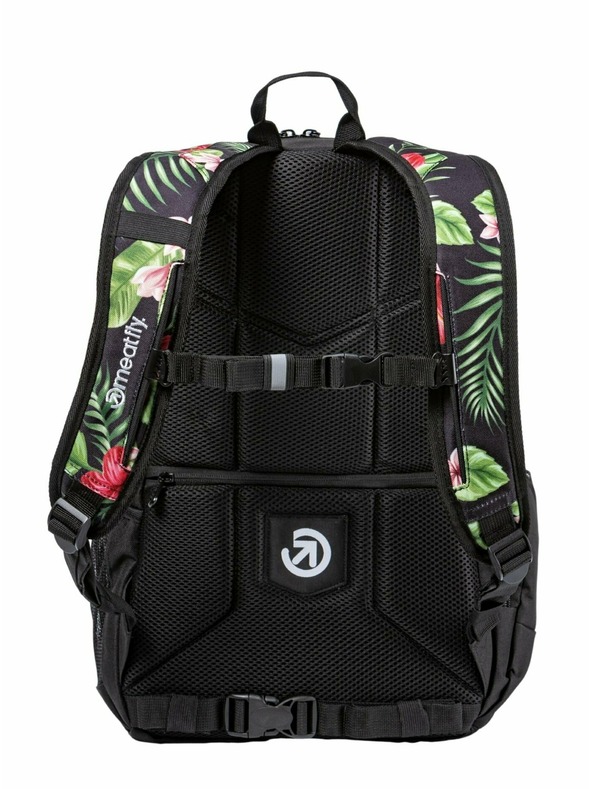 Meatfly Meatfly Rucksack Basejumper Tropical Black 22 L