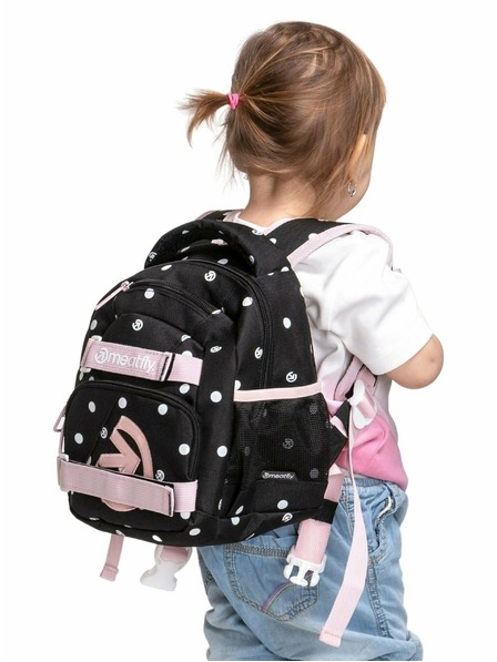 Meatfly Meatfly Rucksack Levi Black Dots 10 L | Schwarz | Volumen 10 L