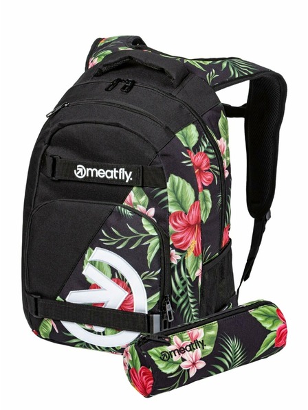 Meatfly Meatfly Rucksack Exile Tropical Black 24 L | Schwarz | Volumen 24 L