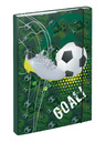 BAAGL  Grüne Schulheftmappen A4 Fußballtor Baagl
