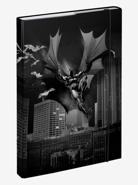 BAAGL  Schwarze Schulheftmappe A4 Batman Dark City Baagl