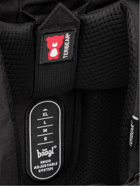 BAAGL  Schwarzer Schulranzen zippy teribear Baagl