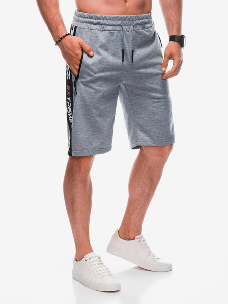 Edoti Herren kurze Sweatshorts W - Grau EDOTI