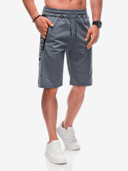 Edoti Herren kurze Jogginghose W - dunkelgrau EDOTI