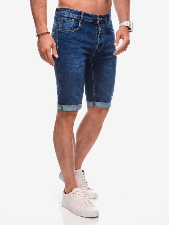 Edoti Herren Jeansshorts W - blau EDOTI