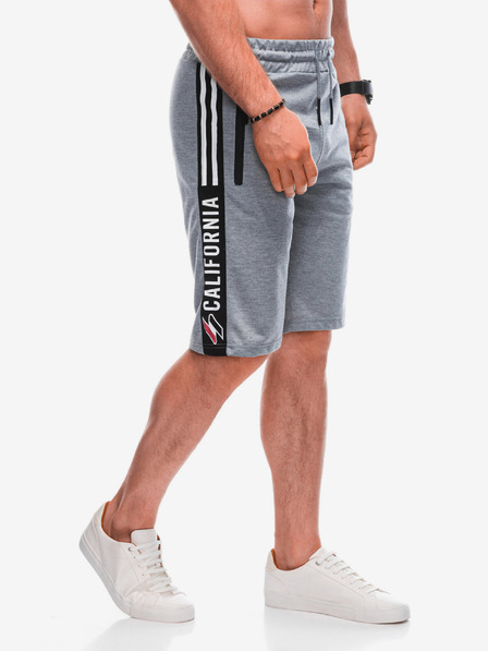 Edoti Herren kurze Sweatshorts W - Grau EDOTI