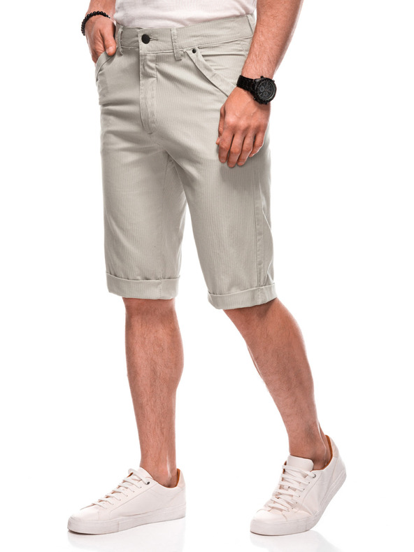 Edoti EDOTI Herren Chino-Shorts kurz, beige