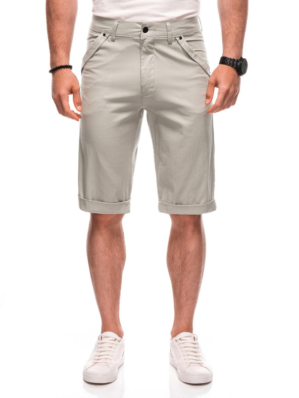Edoti EDOTI Herren Chino-Shorts kurz, beige