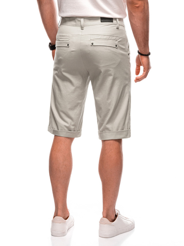 Edoti EDOTI Herren Chino-Shorts kurz, beige