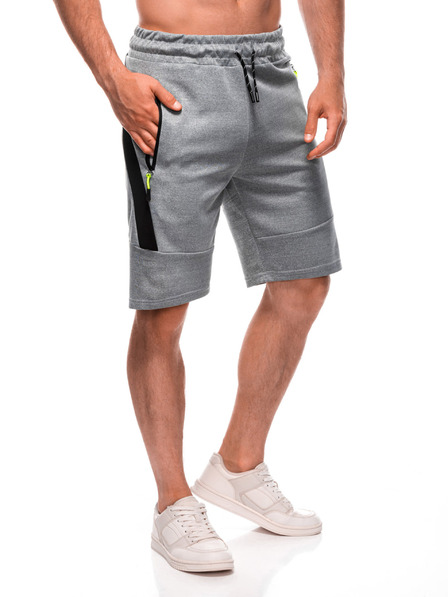 Edoti Herren kurze Sweatshorts W - Grau EDOTI
