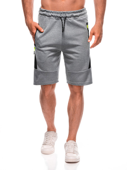 Edoti Herren kurze Sweatshorts W - Grau EDOTI