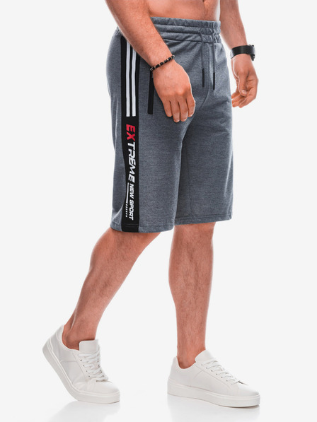 Edoti Herren kurze Jogginghose W - dunkelgrau EDOTI