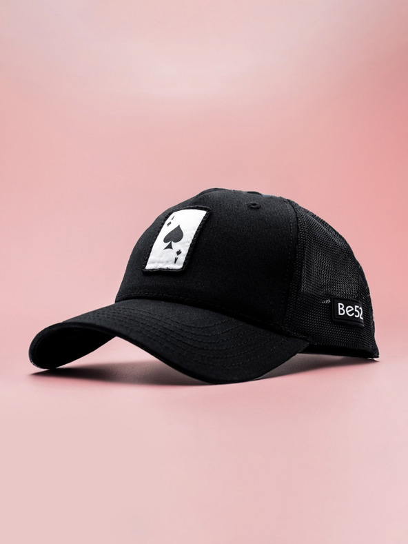Be52 Be52 Ace Premium-Kappe schwarz