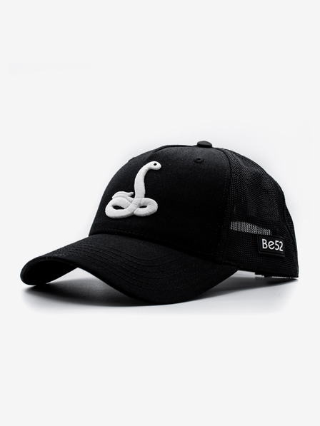Be52 Be52 Snake Premium-Kappe schwarz/weiß