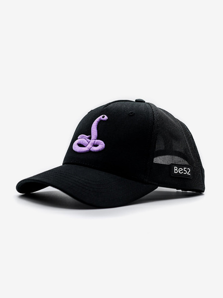 Be52 Be52 Snake Premium-Kappe schwarz/hellviolett