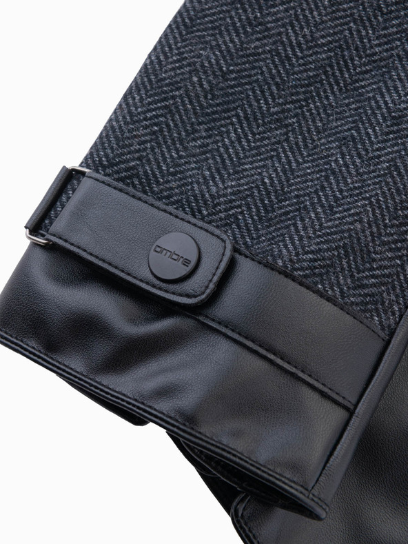 Ombre Clothing Herren Handschuhe aus eleganter Wollmischung Ombre Clothing