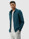 4F Herren-Kapuzenpulli aus Fleece mit Stehkragen 4F