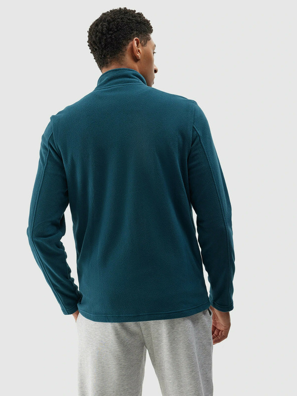 4F Herren-Kapuzenpulli aus Fleece mit Stehkragen 4F