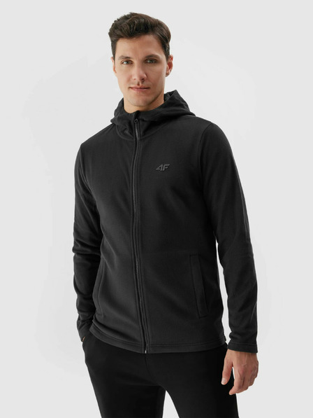 4F Herren Fleece-Kapuzenpulli regulär 4F