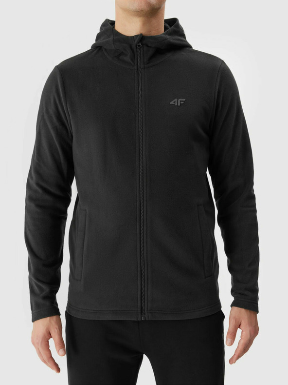 4F Herren Fleece-Kapuzenpulli regulär 4F