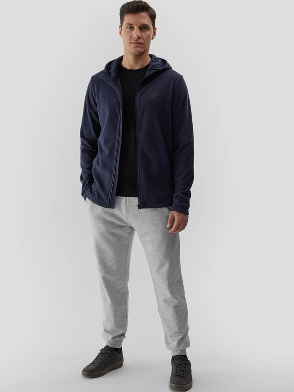 4F Herren Fleece-Kapuzenpulli regulär 4F